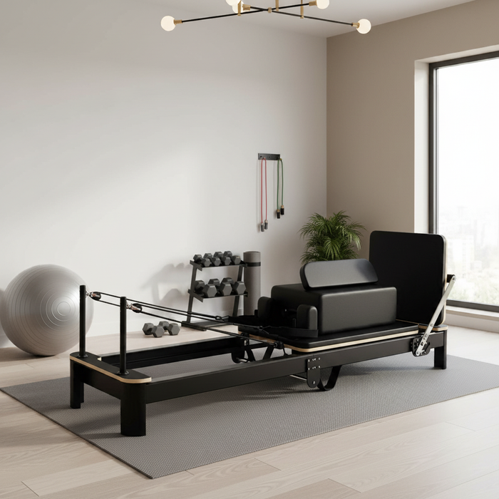 aluminium foldable pilates reformer for home gym and studio