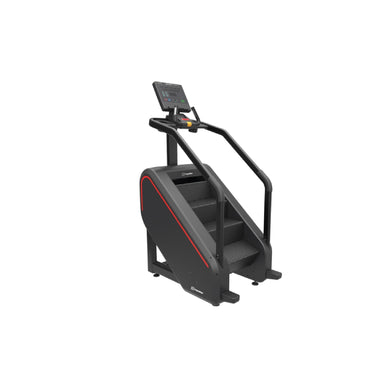 Origin Fitness Impulse XSC700 black stair climber with wide steps and digital display for home gym workouts