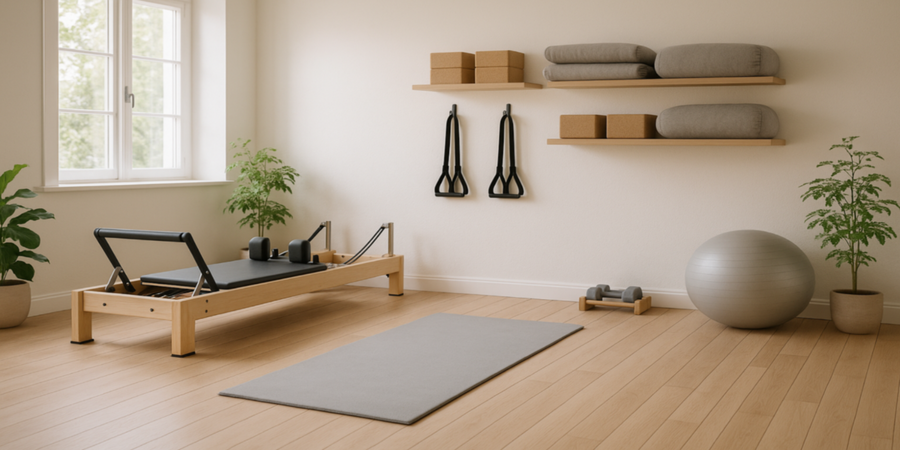 fitness yoga pilates home studio workout women health