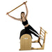 pilates ladder barrel, wooden gym machine, eco-friendly workout equipment for home and yoga studios