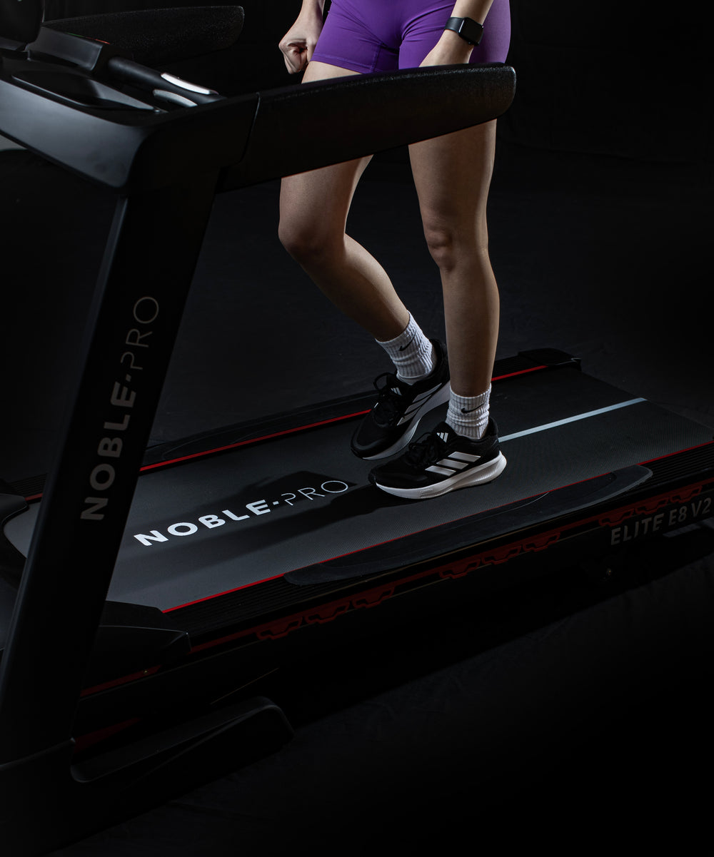 NoblePro Elite E8s Foldable Treadmill - Black