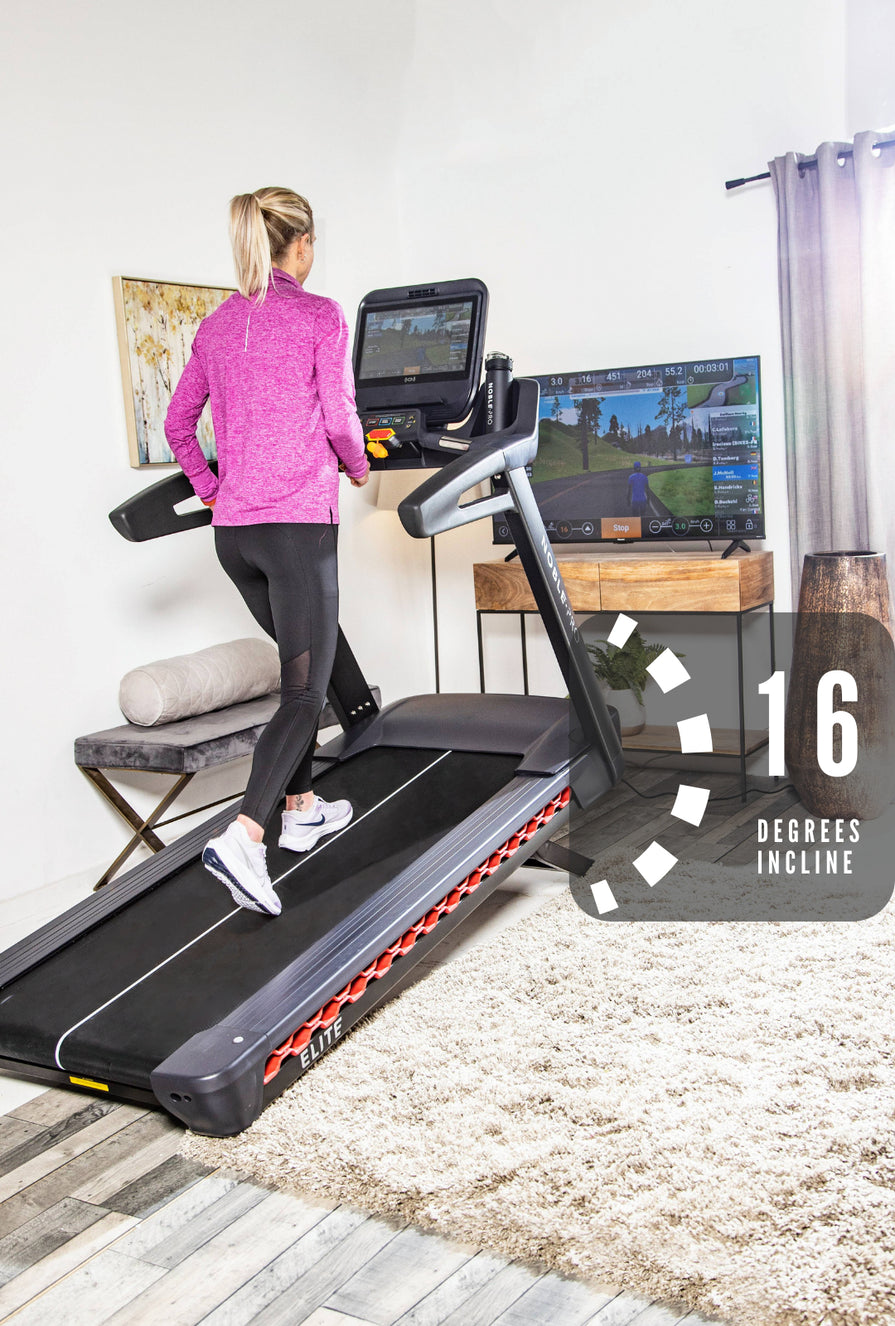 home treadmill fold up workout machine no clutter HIIT equipment for yoga studio