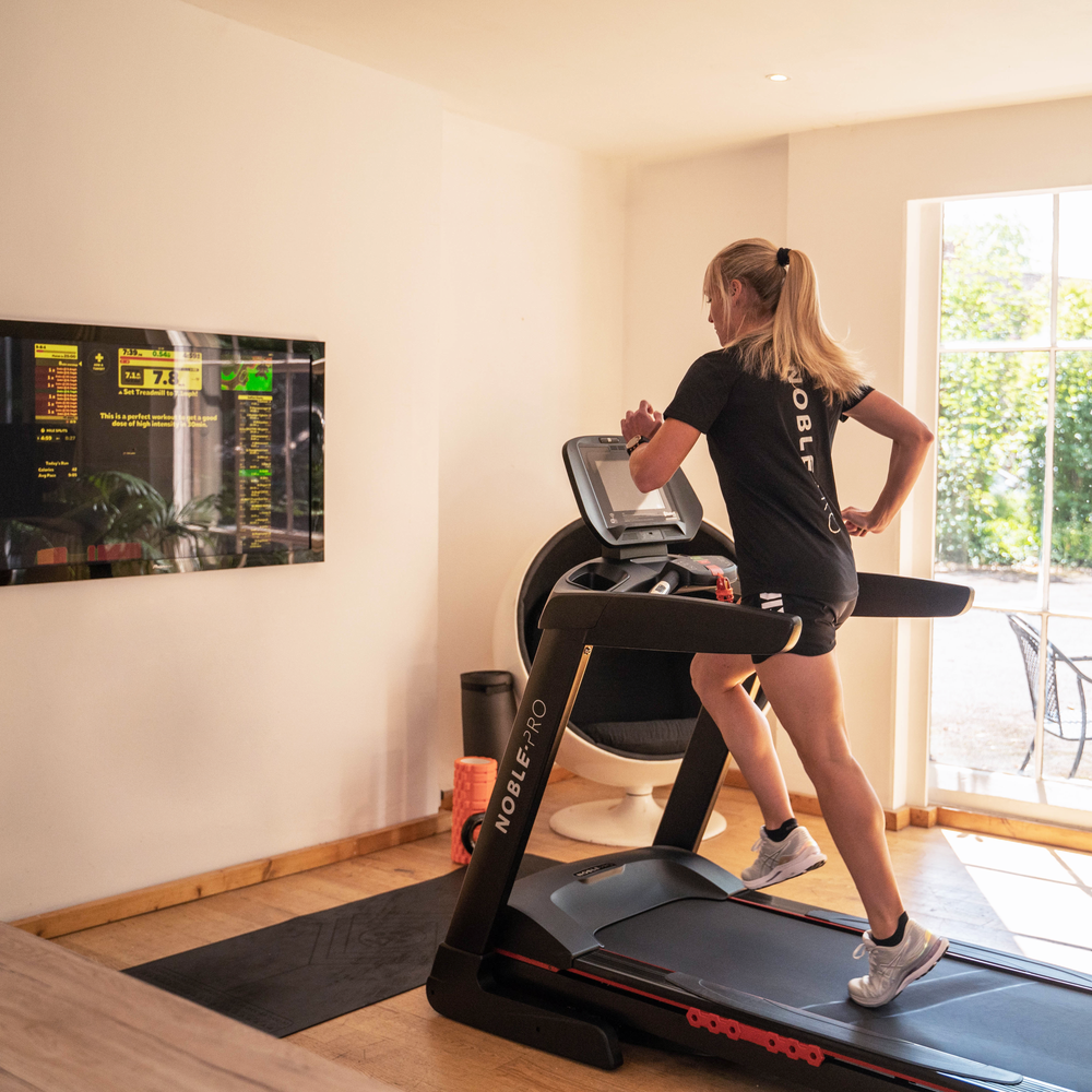 HIIT running machine home workout equipment foldable treadmill