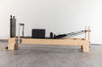 maple wood pilates machine and reformer for home, studio, yoga