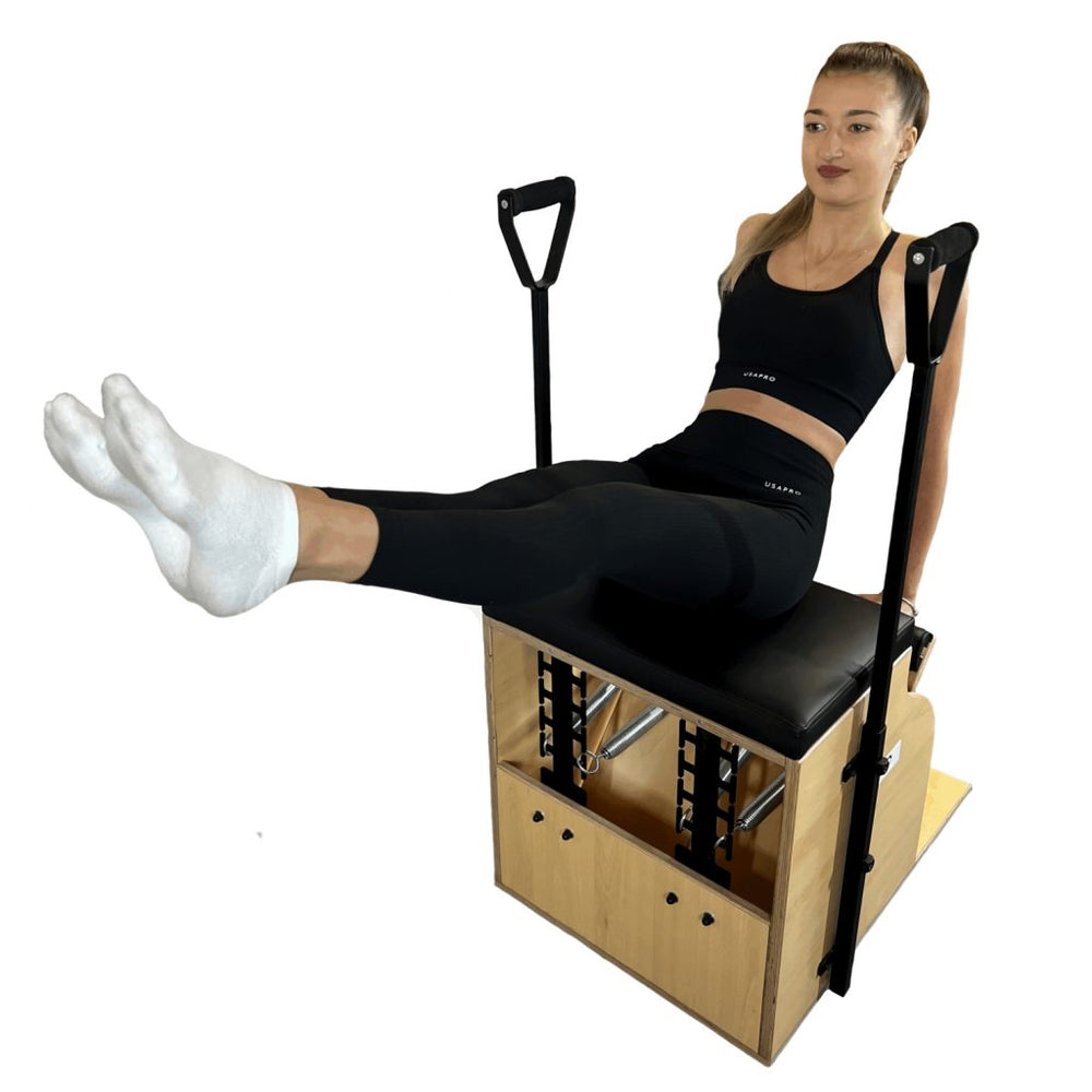 wooden pilates chair for home and yoga studios