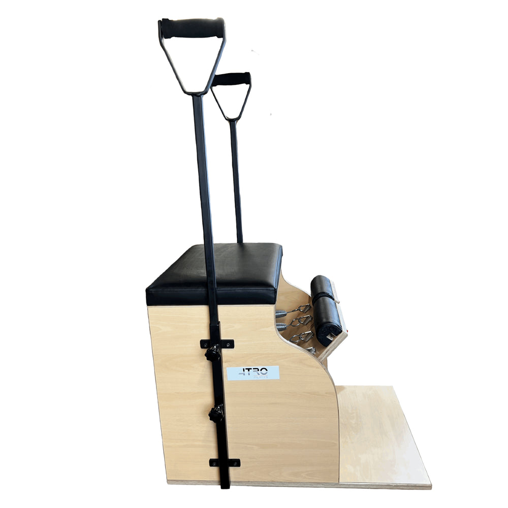 sustainable home gym equipment, wood pilates chairs for studios